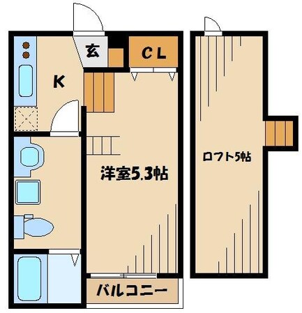 カザリベ航空公園の物件間取画像